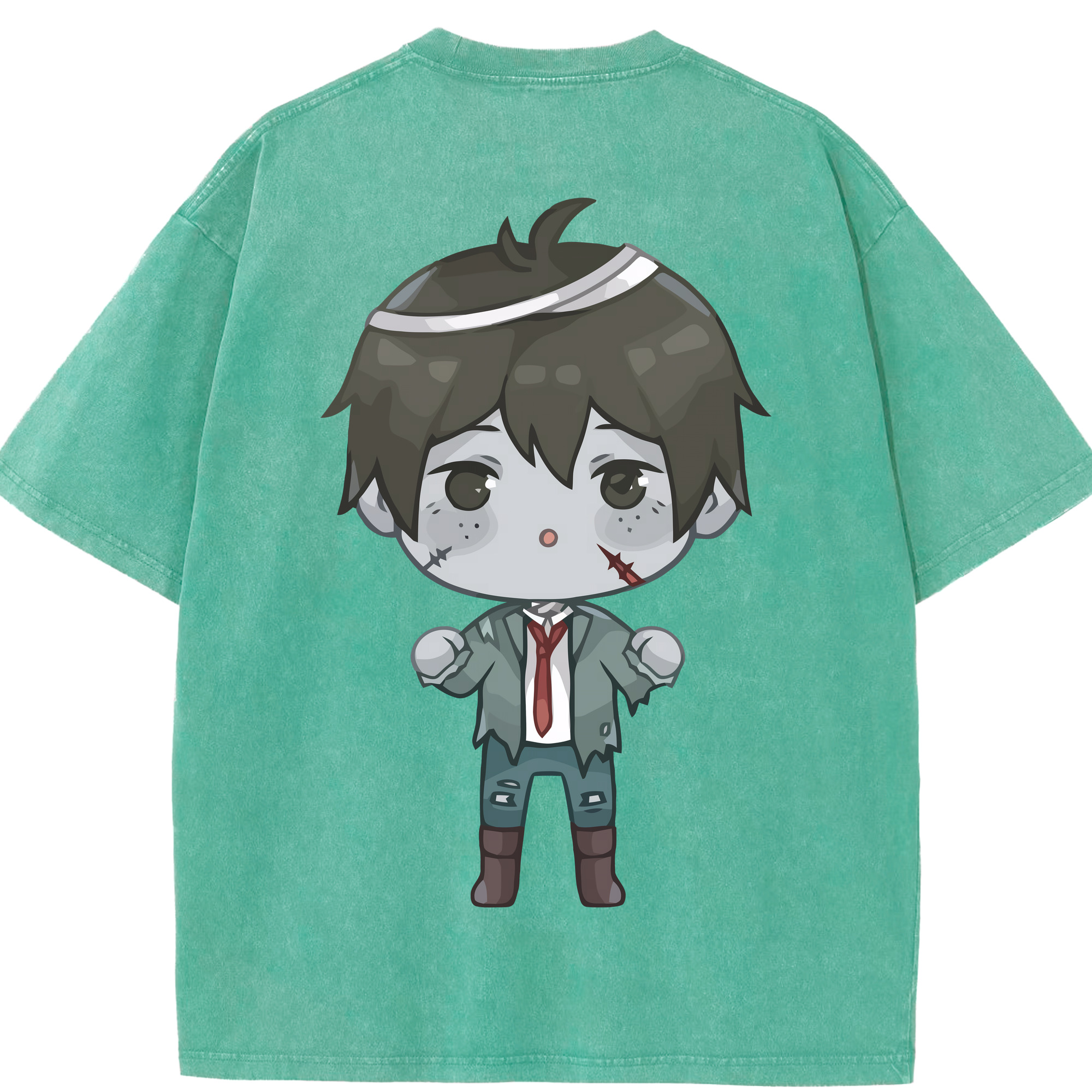 （画像用） ハイキュー!! Haikyu!! 綿100% ヴィンテージ風 半袖Tシャツ（背面プリント）